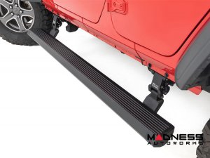 Jeep Wrangler JL Side Steps - Power Running Boards - Rough Country - E-Boards - Lighted